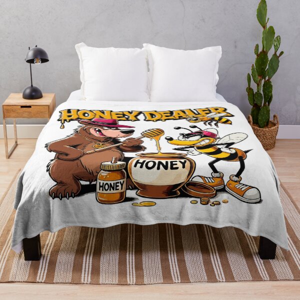 Item preview, Honey Dealer Beekeeper Bear Bee Funny Gift designed and sold by Pineapple-Tree.