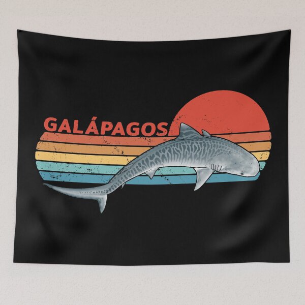 Artikelvorschau, Galapagos Tigerhai entworfen und verkauft von NicGrayGraphic.