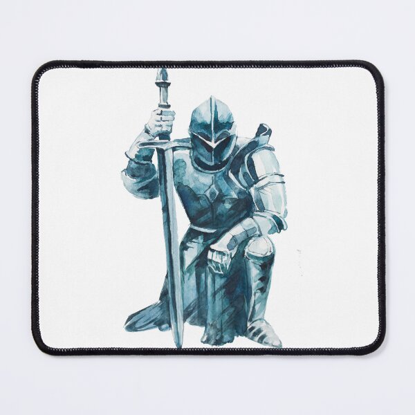 Item preview, Armor of God Print - Knight Kneeling designed and sold by ArmorOfGodStore.
