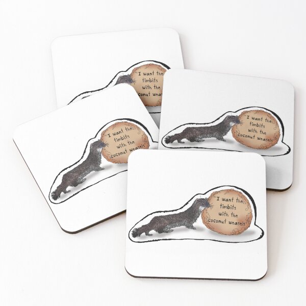 Item preview, Coconut Weasels designed and sold by Ctrl-ART-Del Theatre.