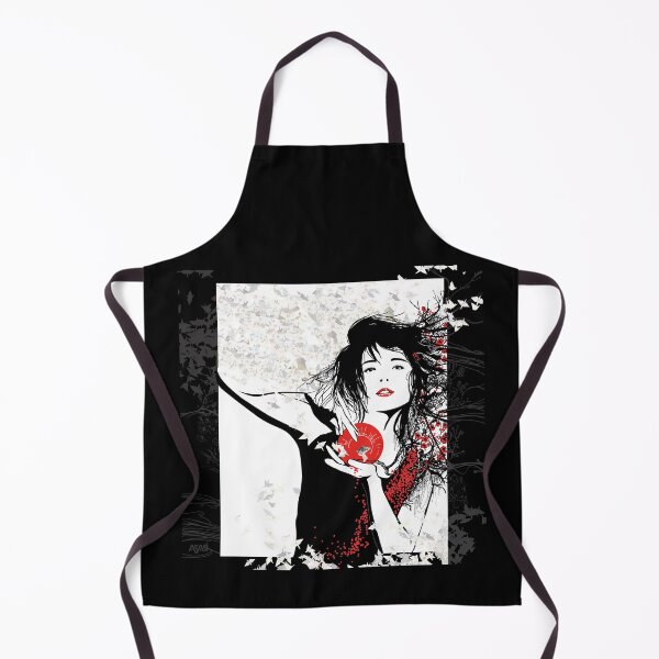 Item preview, Woman holding a Japanese red sun, escaping Origami birds designed and sold by asamijess.