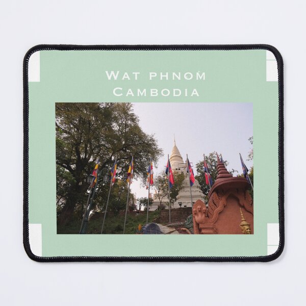 Item preview, Wat phnom Cambodia post card designed and sold by tenkenryujin.