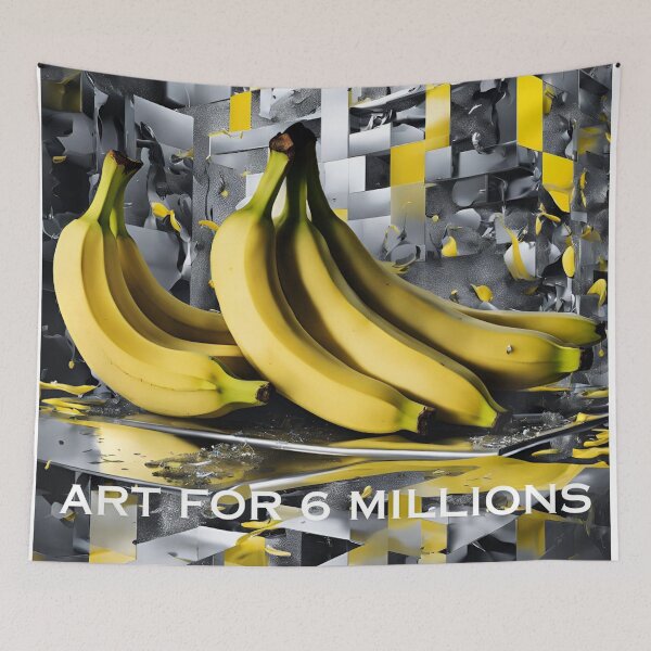 Item preview, Funny banana fruit art for 6 millions 8 designed and sold by MetallenaLux.