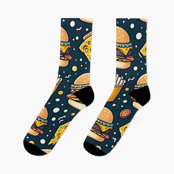 Item preview, Cheeseburger pattern designed and sold by Haji  Kamora.
