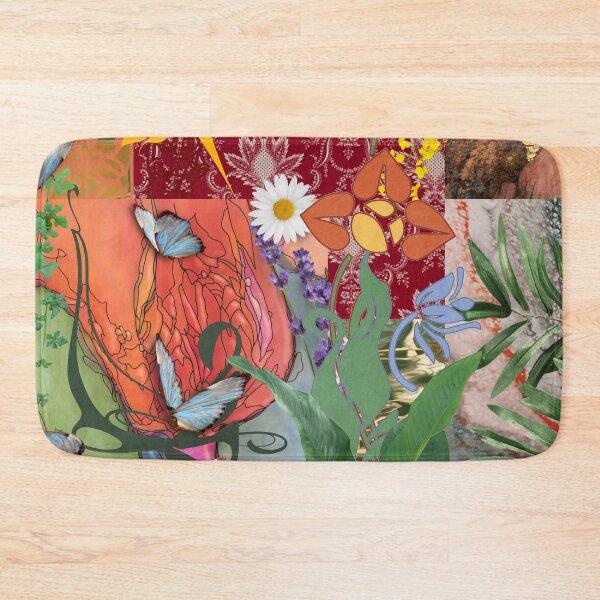 Item preview, Art Nouveau Inspired Still Life Collage designed and sold by Swan and Raven Studio.