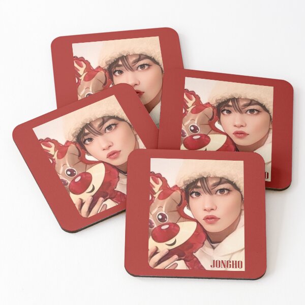 Item preview, Ateez Christmas Selfie Jongho 1 designed and sold by LiveKpop.
