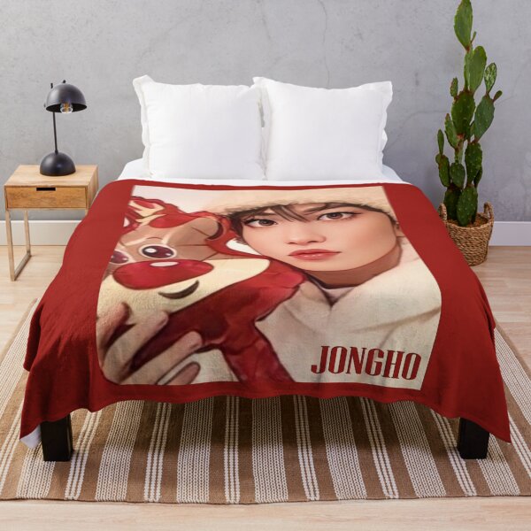 Item preview, Ateez Christmas Selfie Jongho 1 designed and sold by LiveKpop.