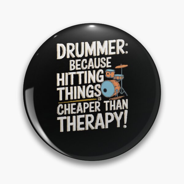 Item preview, Drumming Therapy Fun Quote Graphic designed and sold by InsanseCreation.