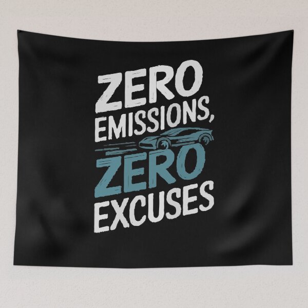 Item preview, Zero Emissions Zero Excuses Eco-Friendly designed and sold by InsanseCreation.
