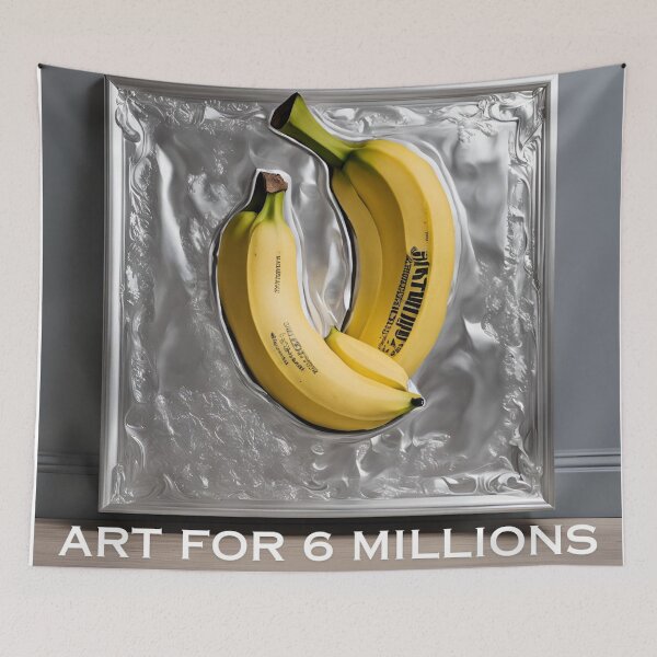 Item preview, Funny banana fruit art for 6 millions 9 designed and sold by MetallenaLux.