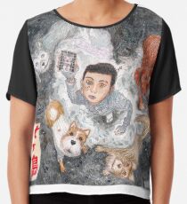 Isle of Dogs Chiffon Top