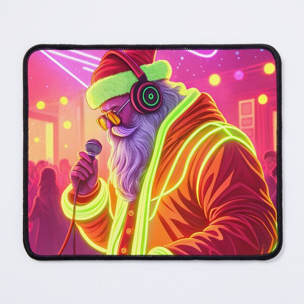Item preview, Night party with DJ Santa designed and sold by AhArtMe.