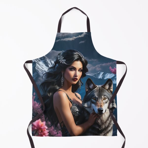 Item preview, Goddess Skadi with Wolf designed and sold by SublimeMusings.