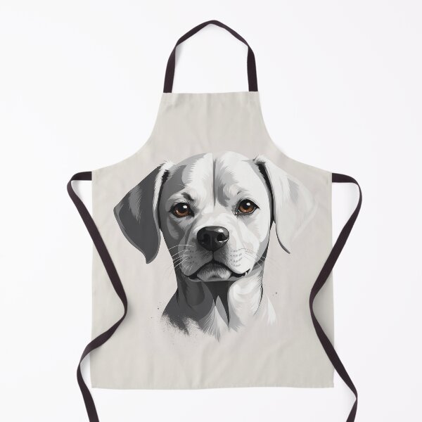 Item preview, Graceful White Dog Portrait designed and sold by Pays-des-Pixels.