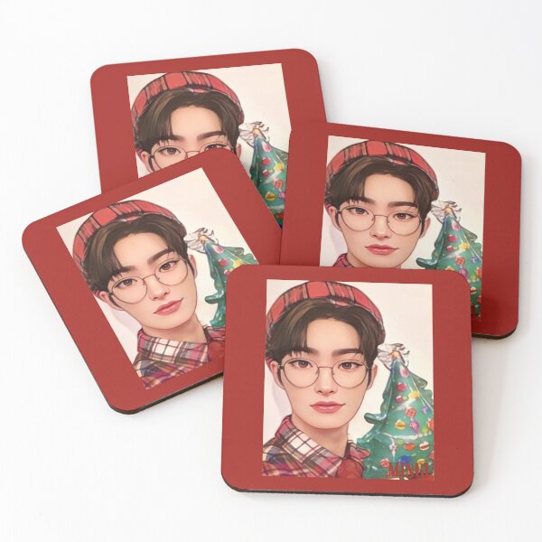 Item preview, Ateez Christmas Selfie Mingi 1 designed and sold by LiveKpop.