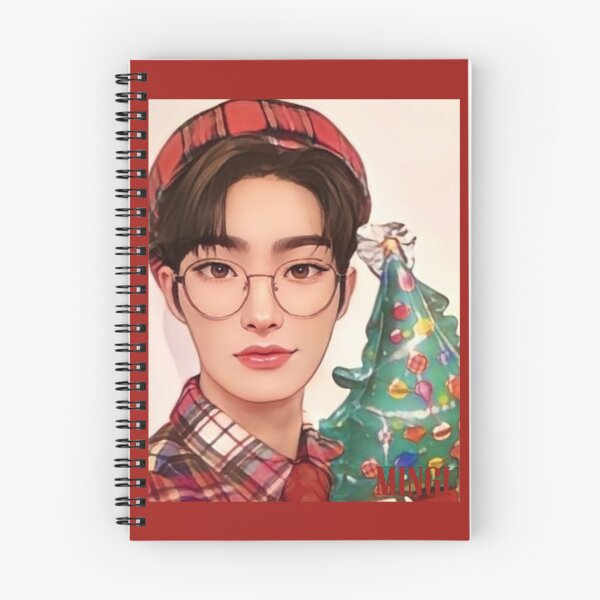 Artikelvorschau, Ateez Weihnachts-Selfie Mingi 1 entworfen und verkauft von LiveKpop.