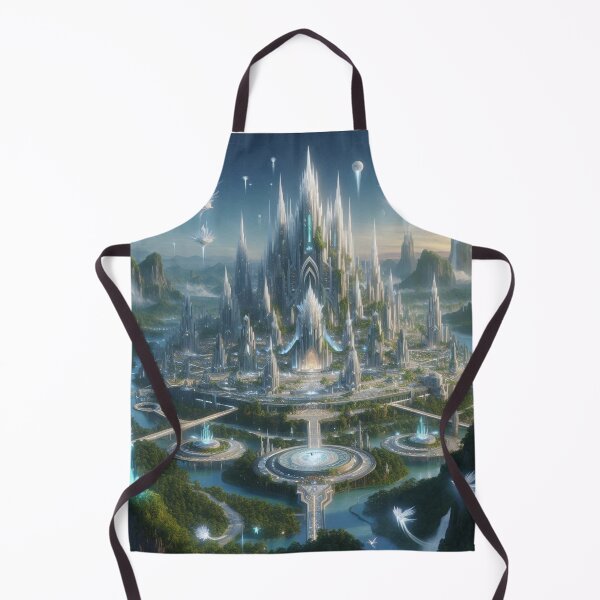 Item preview, Fountain City - mythological Elf Home designed and sold by WyckedLynn.