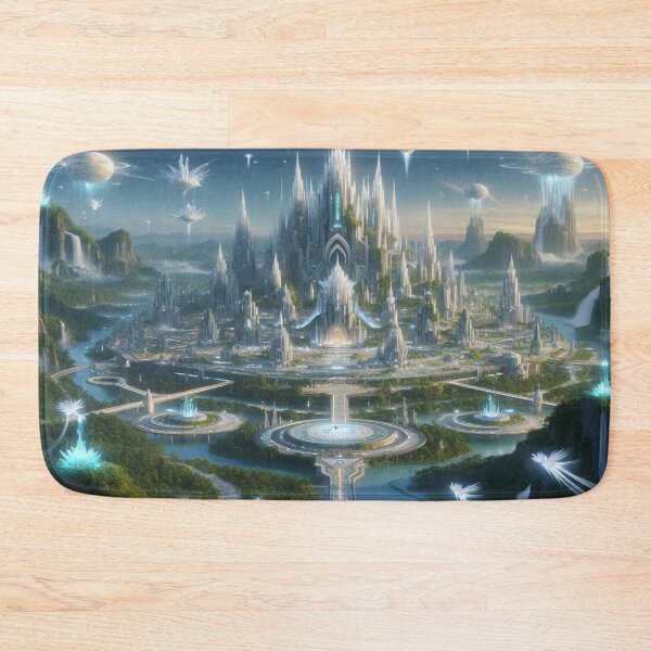 Item preview, Fountain City - mythological Elf Home designed and sold by WyckedLynn.