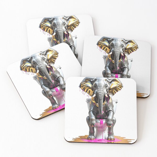 Item preview, Elephant in the toilet wc design designed and sold by Dan9010.