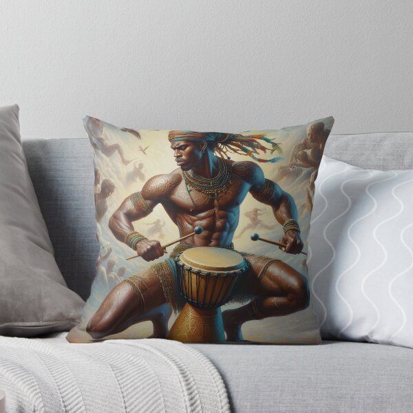 Item preview, A handsome African drummer.  designed and sold by Mchimeziri.