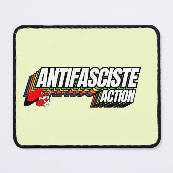 Item preview, Vintage multicolor antifa corgi designed and sold by hantouwane.