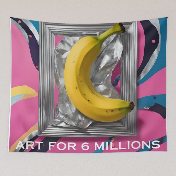 Item preview, Funny banana fruit art for 6 millions 10 designed and sold by MetallenaLux.