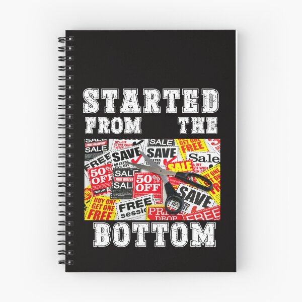 Item preview, Started from the botom Stamp Food, Save, 50%Off, Perfect for Discount Lovers designed and sold by Printek.