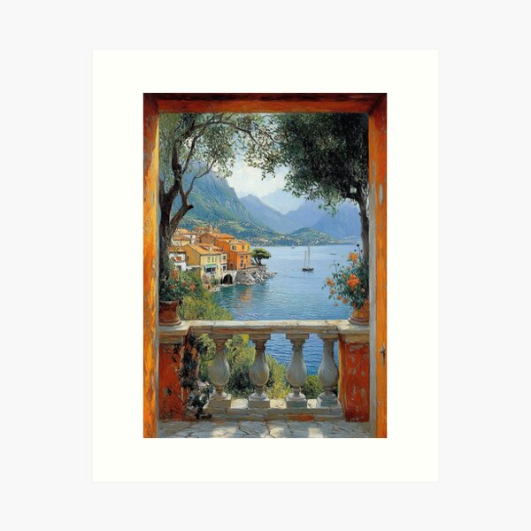 Item preview, Matisse inspired Open Window designed and sold by ArtHouseNiklas.