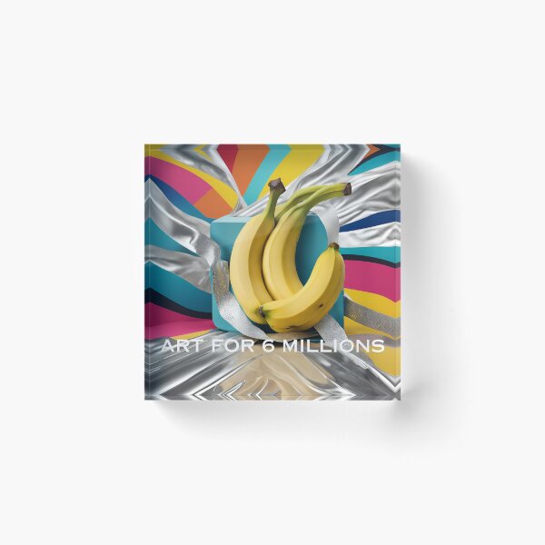 Item preview, Funny banana fruit art for 6 millions 11 designed and sold by MetallenaLux.