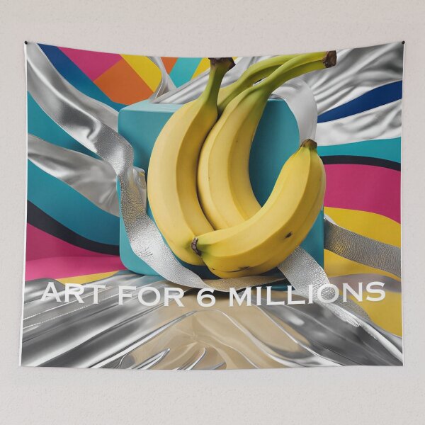 Item preview, Funny banana fruit art for 6 millions 11 designed and sold by MetallenaLux.