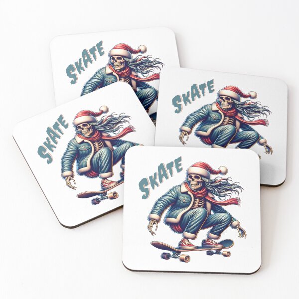 Item preview, Skeleton rides skate. designed and sold by KojourinArt.