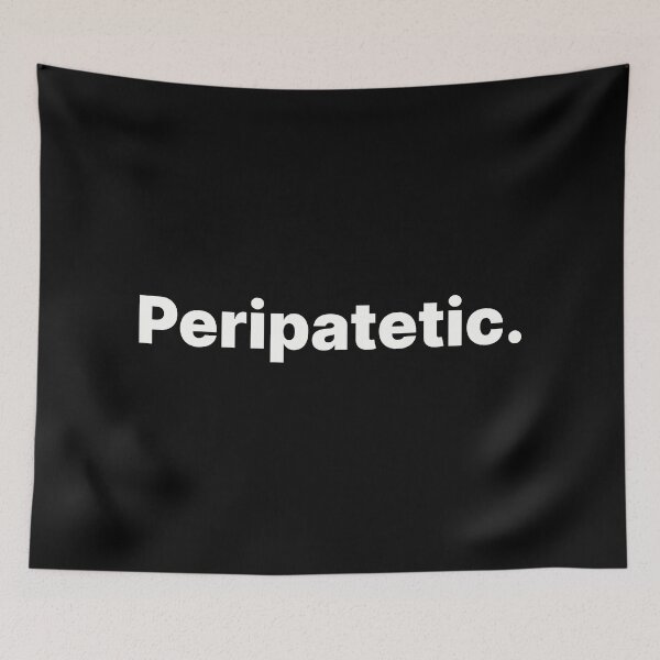Item preview, Peripatetic | Word Lover White Text designed and sold by ThingsOnTees.