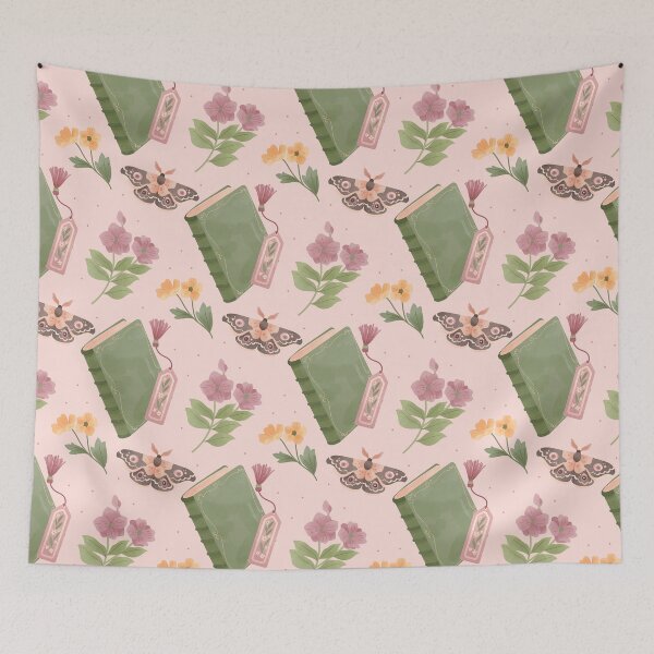 Aperçu de l'œuvre Bookish cottagecore créée et vendue par OtterFactory.
