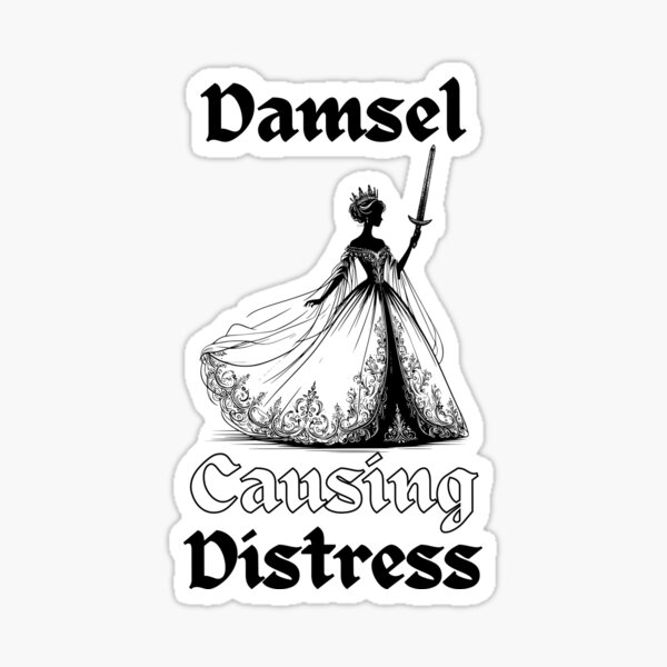 Item preview, Damsel Causing Distress designed and sold by Ellie Forder Condon.