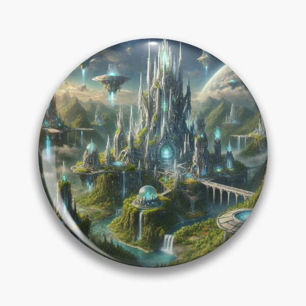 Item preview, Mythological Alien Tower City  designed and sold by WyckedLynn.