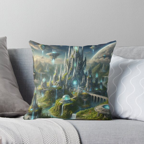 Item preview, Mythological Alien Tower City  designed and sold by WyckedLynn.