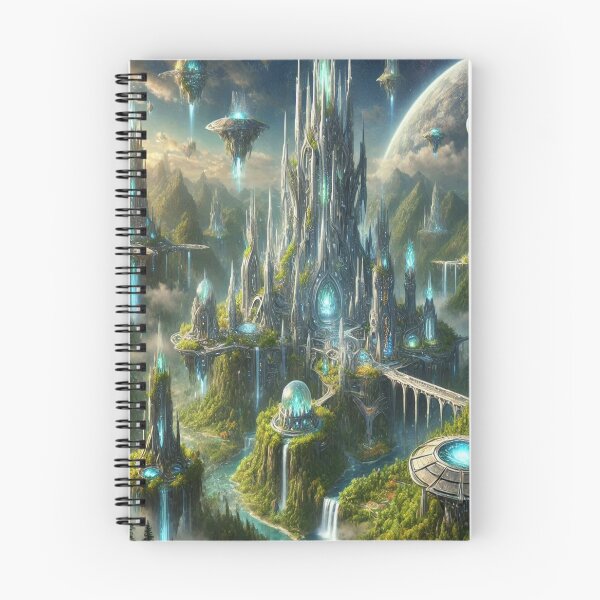 Item preview, Mythological Alien Tower City  designed and sold by WyckedLynn.