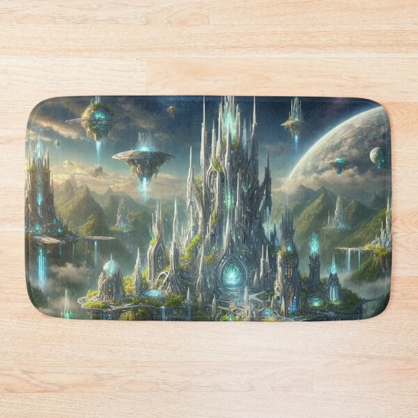 Item preview, Mythological Alien Tower City  designed and sold by WyckedLynn.