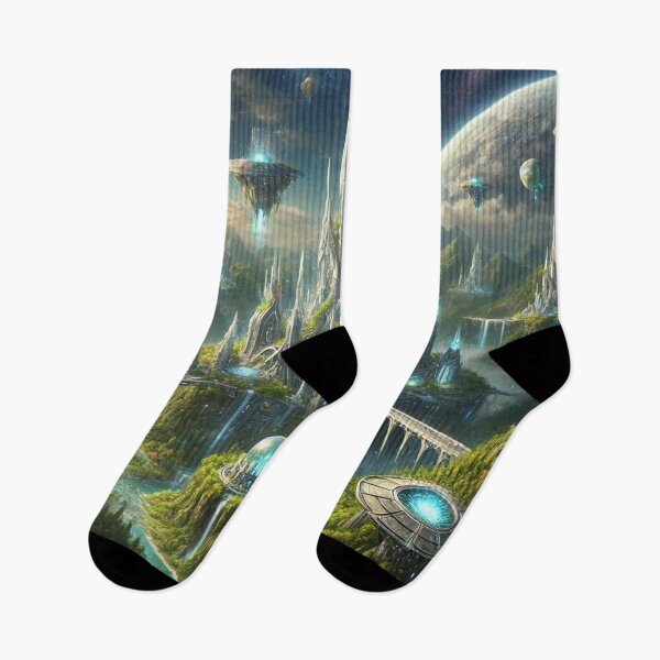 Item preview, Mythological Alien Tower City  designed and sold by WyckedLynn.