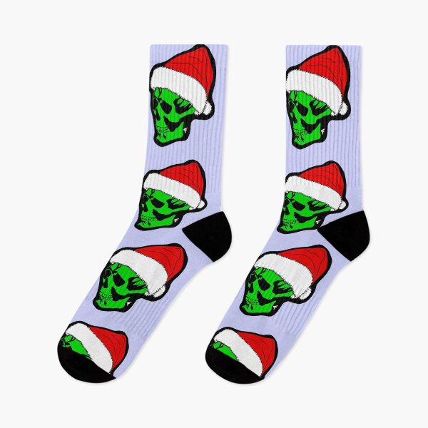 Item preview, Spooky Skull Christmas  - Black Outline  designed and sold by The Abysmall.