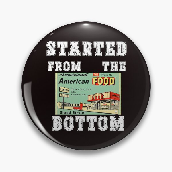 Item preview, Started from the botom Stamp Food, Save, 50%Off,  Perfect for Discount Lovers designed and sold by Printek.