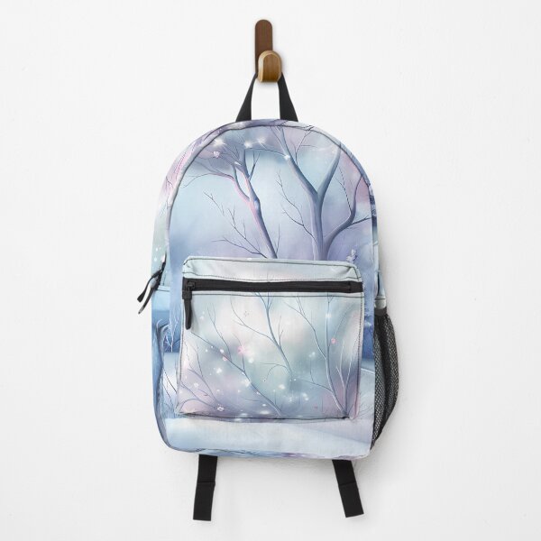 Item preview, Winter landscape. Fields and trees covered with snow. Pastel colors. designed and sold by MagelliShop.