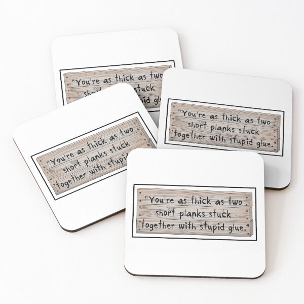 Item preview, Two Short Planks Stuck Together With Stupid Glue designed and sold by Ctrl-ART-Del Theatre.