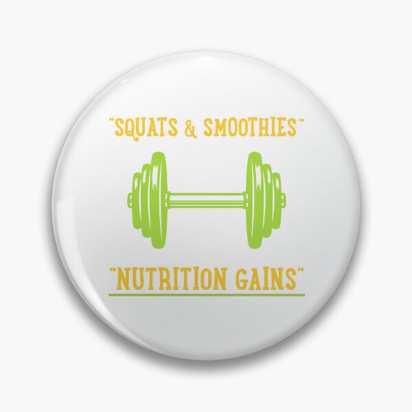 Item preview, Squats & Smoothies / Nutrition Gains. designed and sold by Pansies1.