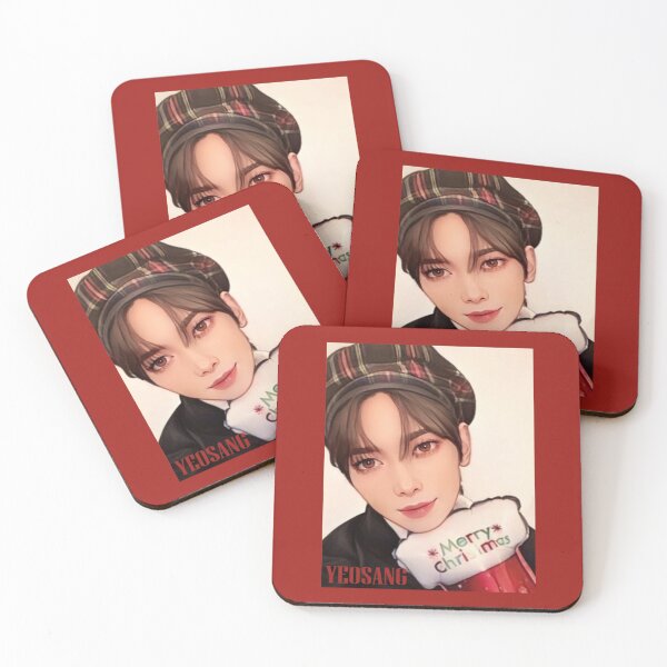 Item preview, Ateez Christmas Selfie Yeosang 1 designed and sold by LiveKpop.
