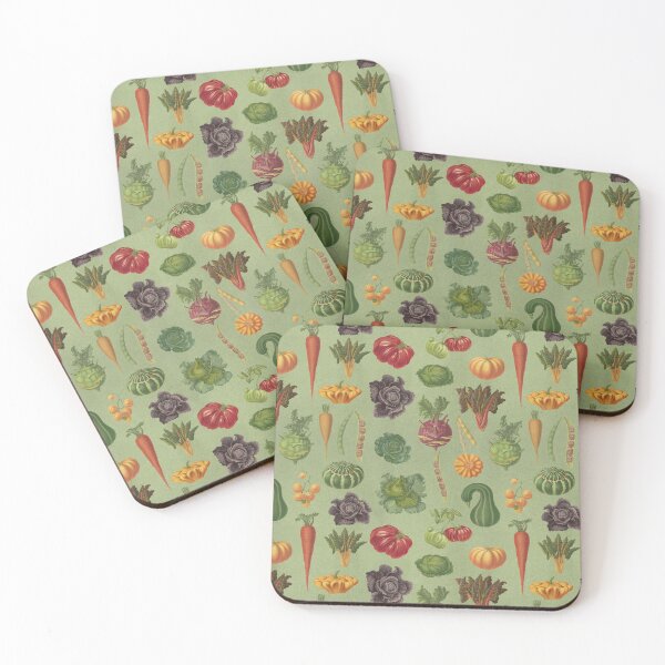 Item preview, Copy of Vintage illustration of vegetables remixed  designed and sold by Alessandro Remo Mazzoni Remotextiles.