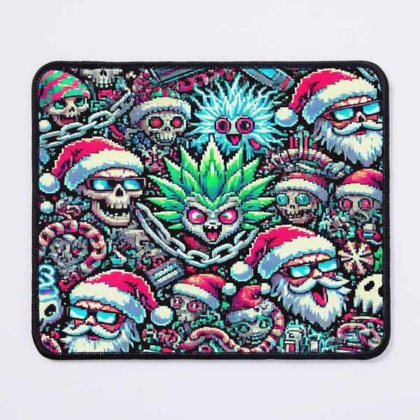 Item preview, "Freezy Turbo Creatures and Fancy Xmas Spirits in Punk Chaos – Perfect Holiday Gift designed and sold by Imaginarium of Chaos falcon88 .