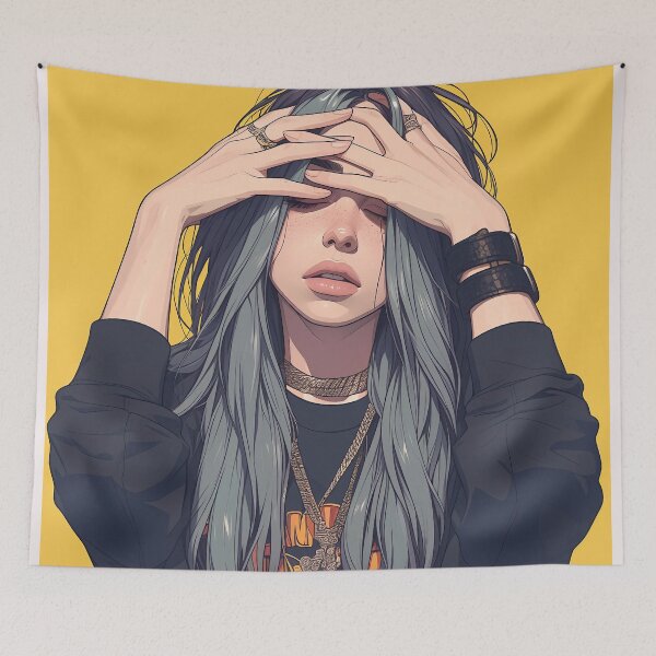 Item preview,  Billie's hair inspired avatar designed and sold by Nowshin Tasnim.