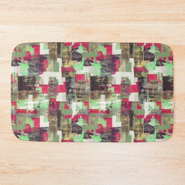 Item preview, Painting abstract  magenta green designed and sold by Alessandro Remo Mazzoni Remotextiles.