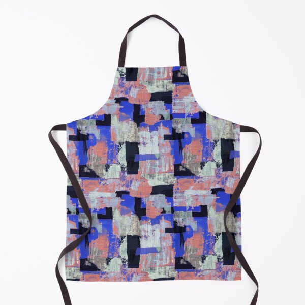 Item preview, Painting abstract blue purple pink black designed and sold by Alessandro Remo Mazzoni Remotextiles.